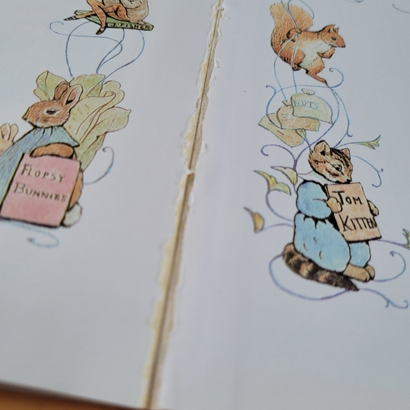 The Tale of Benjamin Bunny- Beatrix Potter Hard Cover Book- 1992 - Picture 6 of 6